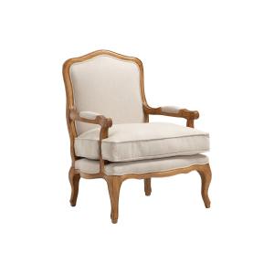 Sillón de lino MAHAUX - Beige