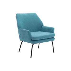 Sillón de tela azul PALMARELO