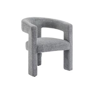 Sillón de tela gris FAVINA