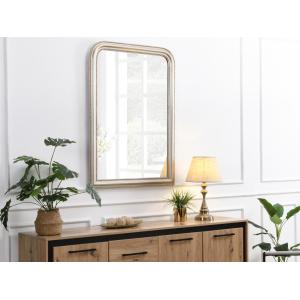 Espejo estilo vintage de madera de paulownia - Ancho 80 x A…