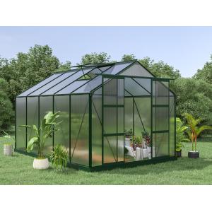 Invernadero de jardín de policarbonato de 9 m² COROLLE II c…