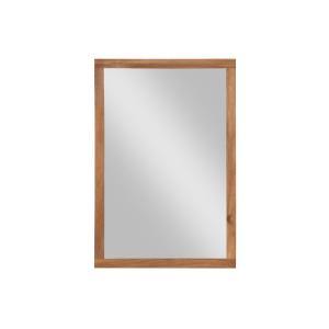 Espejo rectangular con borde de madera de acacia - 90 x 60…