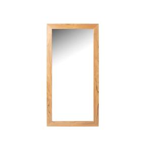 Espejo rectangular de teca clara - 60 x 120 cm - AMLAPURA