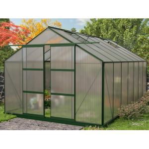 Invernadero de jardín de policarbonato de 15 m² OXALIS con…