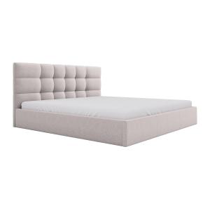 Cama baúl 200 x 200 cm - Tela - Beige - ELIAVA de Pascal Mo…