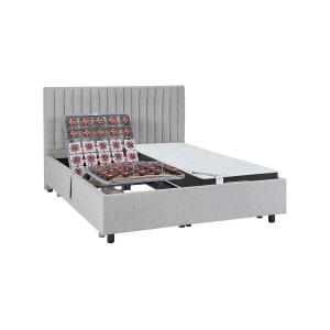 Juego de 2 sillas de jardín apilables de metal - Beige - CE…
