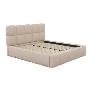 Canapé abatible 200 x 200 cm - Tela rizada beige - DAMADO I…