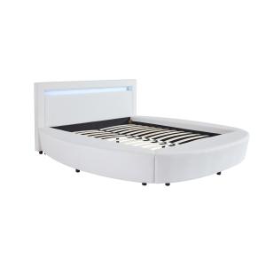 Estructura de cama ABULIS II - 160x200 cm - Piel sintética…