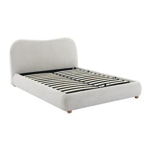 Canapé abatible de 120 x 190 cm - Tela - Beige - VANARI