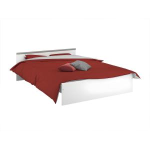 Cama con compartimentos - 2 cajones y 1 estante - 140 x 190…