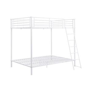 Litera 2 x 140 x 190 cm - Metal - Blanco - GÉMINIS