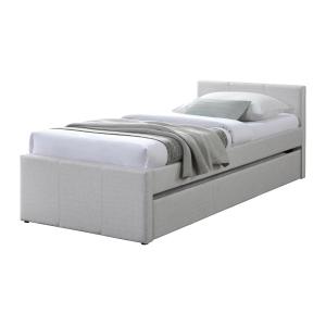 Cama nido 90 x 190 cm - Tela - Beige - DORITALO