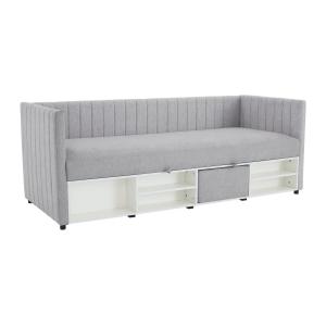 Canapé abatible banco 80 x 200 cm - Tela - Gris - LAOZIA
