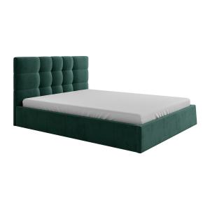 Canapé abatible 180 x 200 cm - Tela - Verde pino - ELIAVA d…