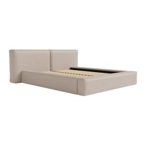 Canapé abatible 180 x 200 cm - Tela - Beige - TIMANO de Pas…