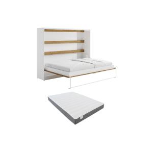 Cama abatible 140 x 200 cm - Apertura horizontal manual - C…