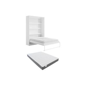 Cama abatible 140 x 200 cm - Apertura vertical manual - Con…
