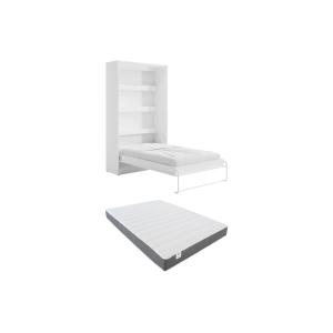 Cama abatible 120 x 200 cm - Apertura vertical manual - Con…