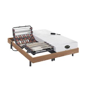 Cama eléctrica articulada de láminas y terminales colchón m…
