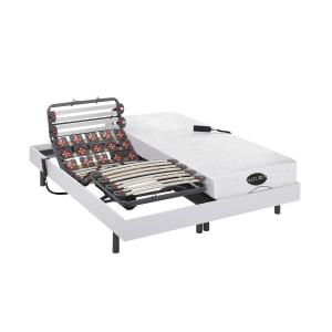 Cama eléctrica articulada de láminas y terminales colchón m…