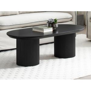 Mesa de centro de MDF - Negro - LORIMILA