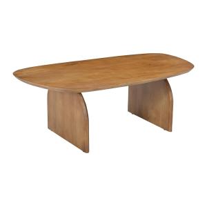 Mesa de centro de madera de acacia - Natural claro - YESENIA