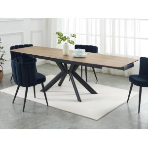 Mesa de comedor extensible de 6 a 10 personas en cerámica v…