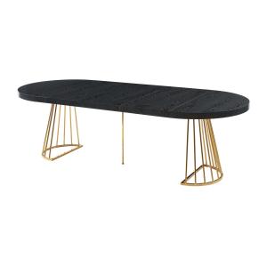 Mesa de comedor extensible 2 a 12 comensales de MDF y acero…