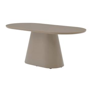 Mesa de comedor para 6 personas en MDF - Topo - VALIANA de…