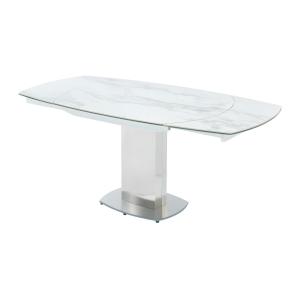 Mesa de comedor extensible TALICIA - 4 a 6 comensales - Cer…