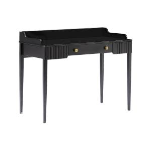 Mesa consola con 1 cajón - MDF - Negro mate - RENEVI de Pas…