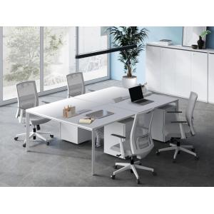 Mesa para oficina para 4 personas - Blanco - Ancho 120 cm -…
