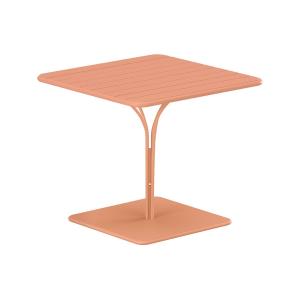 Mesa de jardín de 80 cm de metal - naranja claro - MIRMANDE…