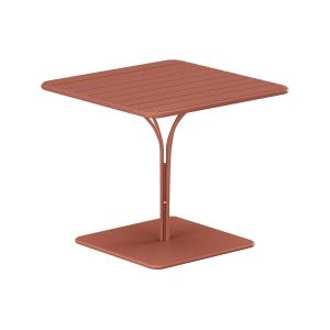 Mesa de jardín de 80 cm de metal - Terracota - MIRMANDE de…