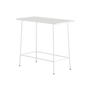 Mesa alta de jardín de 120 cm de metal - Blanco - MIRMANDE…