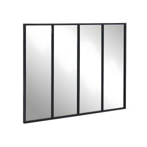 Espejo "ventana" estilo industrial DUDLEY - hierro - 4 band…