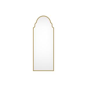 Gran espejo vintage de metal - L. 60 x A. 160 cm - Dorado -…