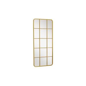 Espejo ventana de metal - L. 60 x Alt. 140 cm - Dorado - SC…