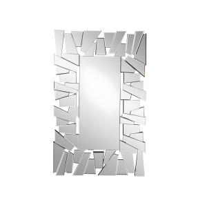 Espejo de pared de acero inoxidable - Ancho 120 x H. 76 cm…