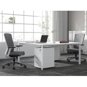 Mesa para oficina para 2 personas - Blanco - Ancho 140 cm -…