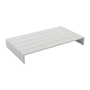 Mesa de centro para jardín de aluminio - Blanco - LIVAI de…