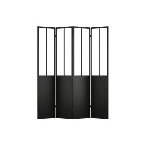 Biombo estilo taller industrial de metal 4 hojas - L. 160 x…