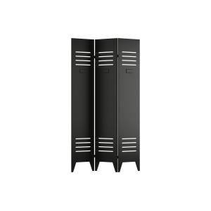 Biombo industrial tipo puerta de taquilla de metal de 3 hoj…
