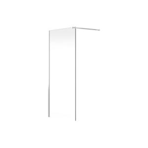Mampara de ducha estilo italiano - Cromo - 120x200 cm - DAR…
