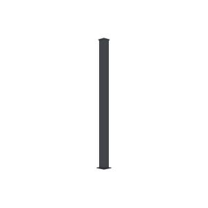 Pilar para portón de aluminio - Ancho 15 x Alt. 190 cm - an…