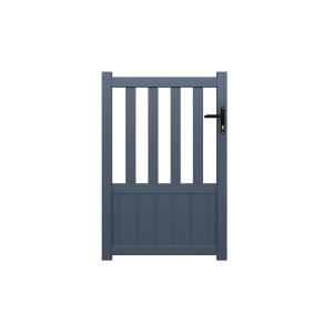 Portón batiente de aluminio calado Ancho 100 x Alt. 140 cm…
