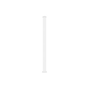 Pilar para portón de aluminio - L15 cm x Alt. 190 cm - blan…