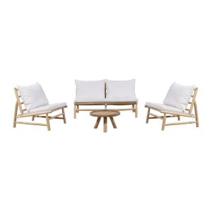 Conjunto de jardín de teca: un sofá de 2 plazas 2 sillones…