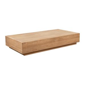 Mesa de centro de jardín de teca de 152 cm - Natural claro…