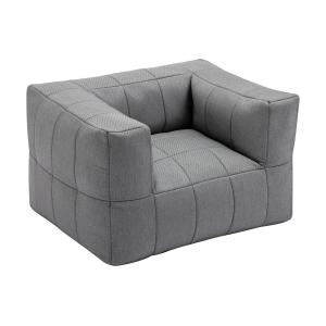 Sillón de jardín con reposabrazos de tela - Antracita - LIV…